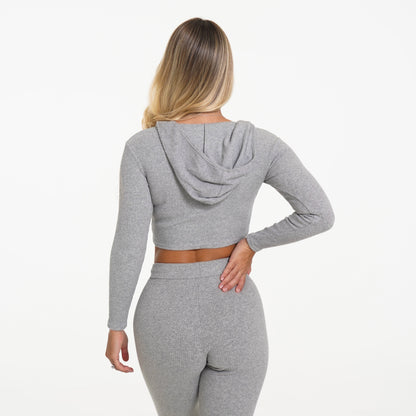 Women Grey Lazy Day Lounge Long Sleeve - NVGTN