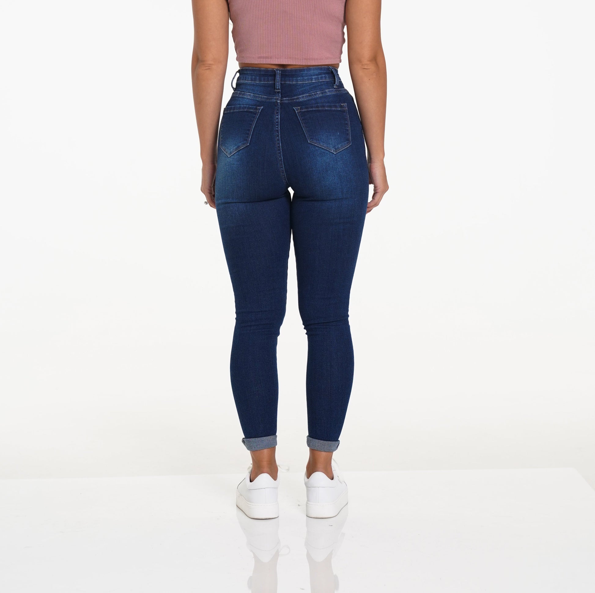 Women Navishape Dark Wash Jeans - NVGTN