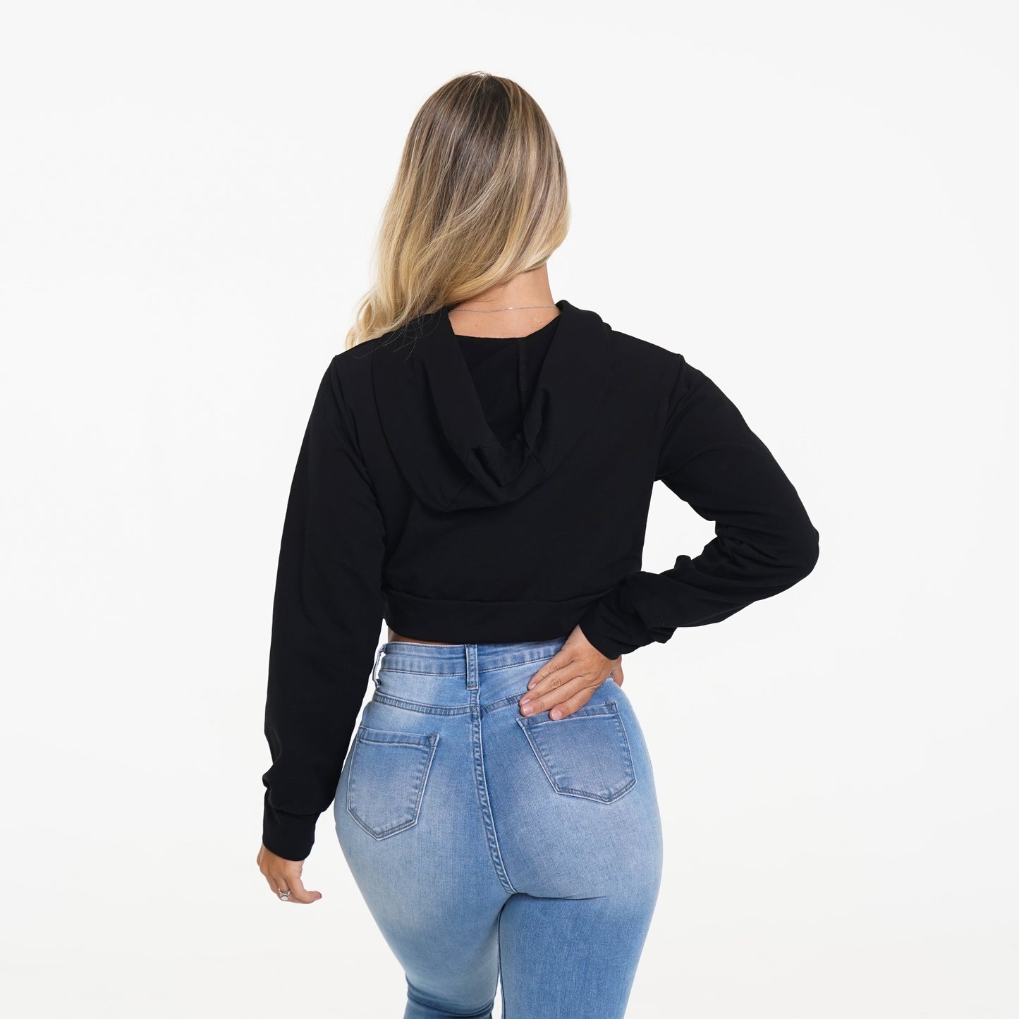 Women Black Kick Back Hoodie - NVGTN