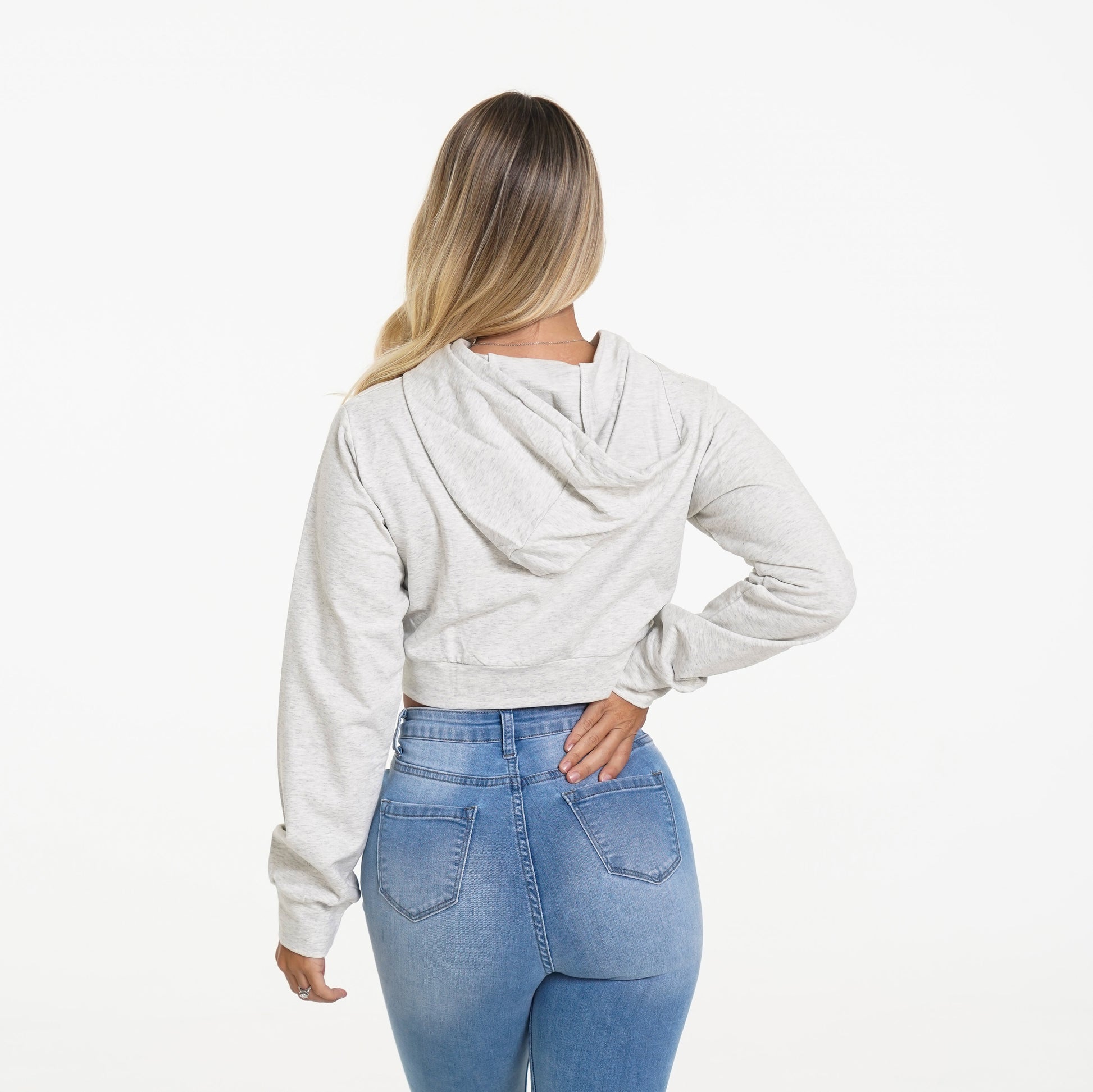 Women Light Grey Kick Back Hoodie - NVGTN