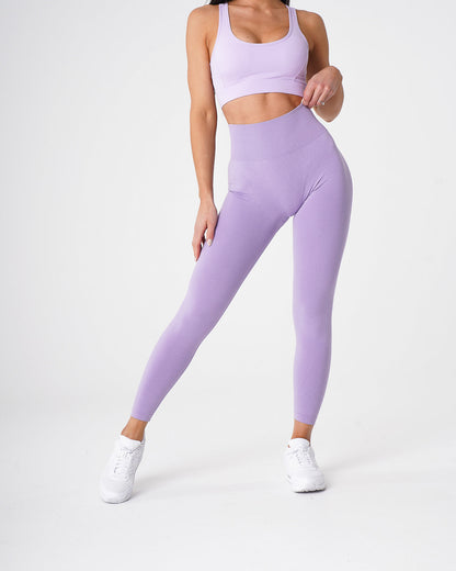 Women Lilac NV Seamless Leggings - NVGTN