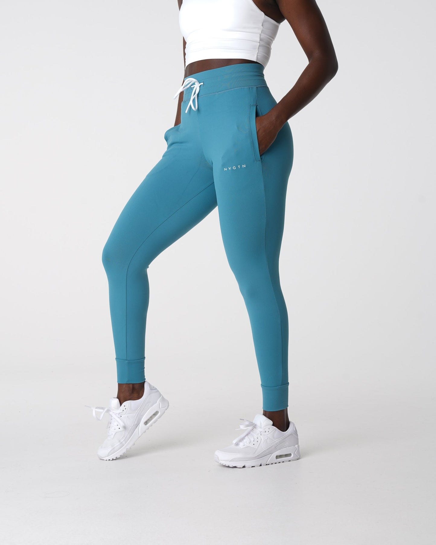 Women Steel Blue Joggers - NVGTN