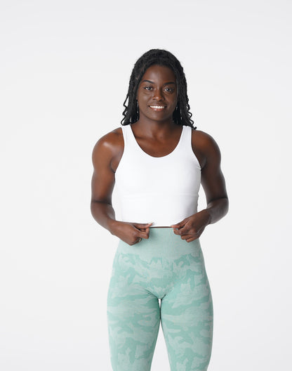 Women White Essence Bra - NVGTN