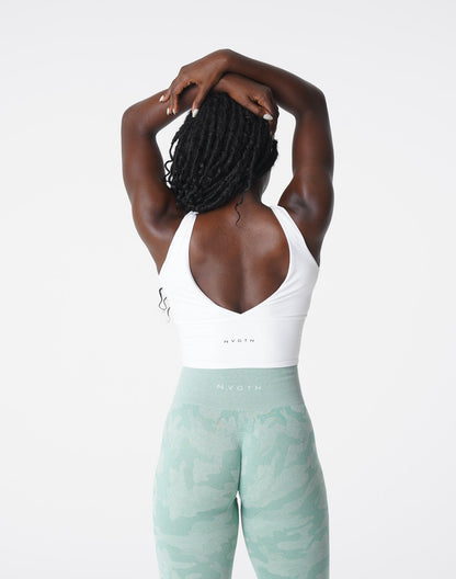 Women White Essence Bra - NVGTN