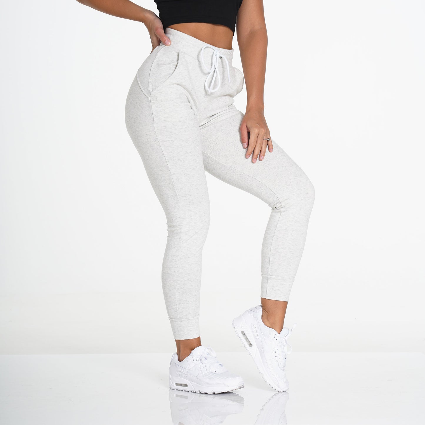Women Light Grey Relax Joggers - NVGTN