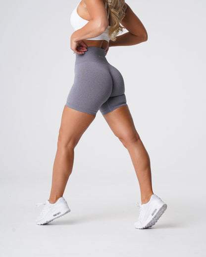 Women Grey Pro Seamless Shorts - NVGTN