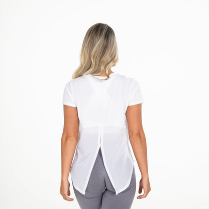 Women White Lavish Tee - NVGTN
