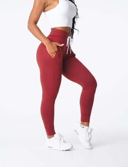 Women Maroon Joggers - NVGTN
