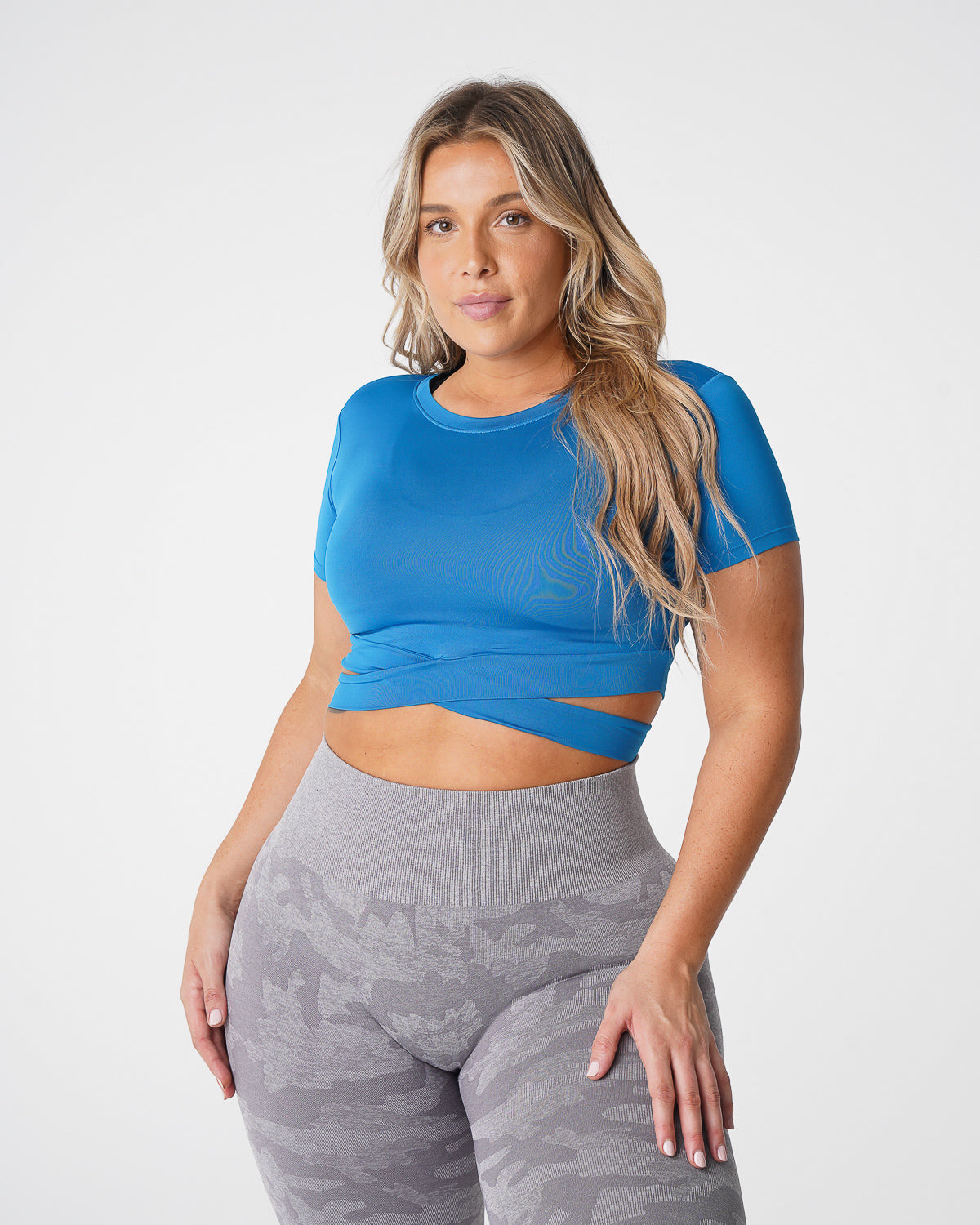 Women Cobalt Crossbody Tee - NVGTN