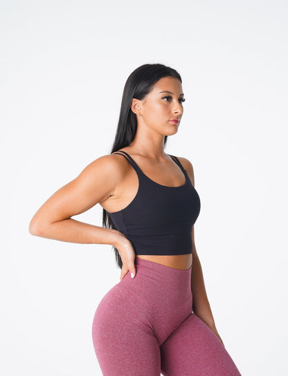 Women Black Poise Bra Top - NVGTN