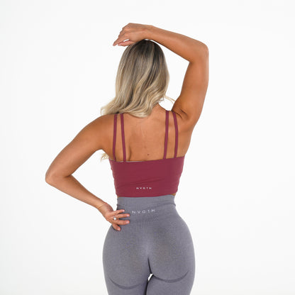 Women Cranberry Poise Bra Top - NVGTN