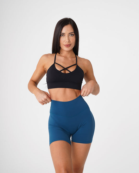 Women Black Oasis Bra - NVGTN
