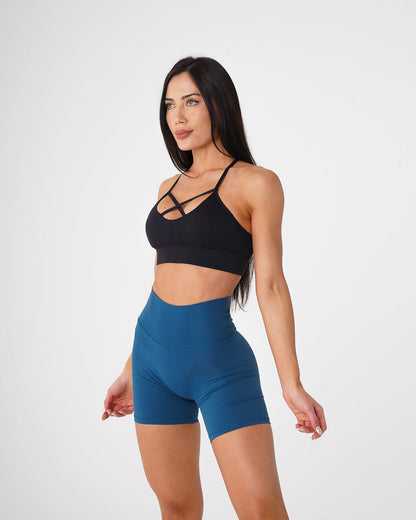 Women Black Oasis Bra - NVGTN