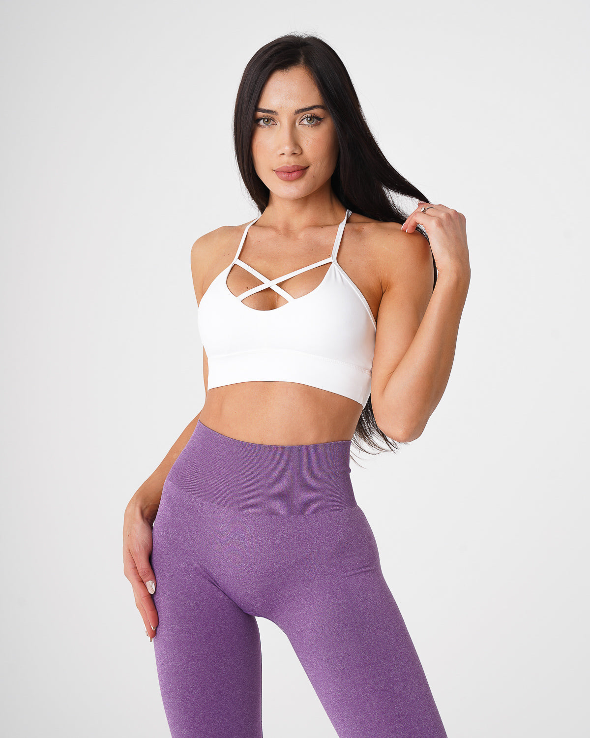 Women White Oasis Bra - NVGTN