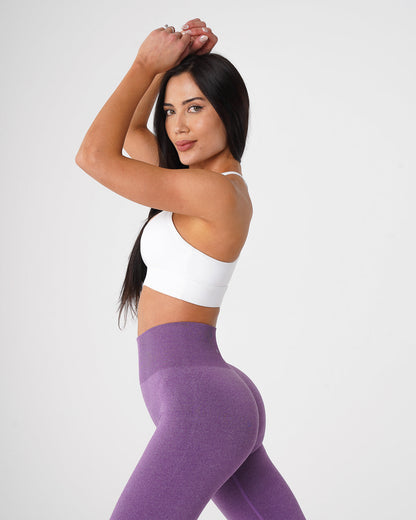 Women White Oasis Bra - NVGTN
