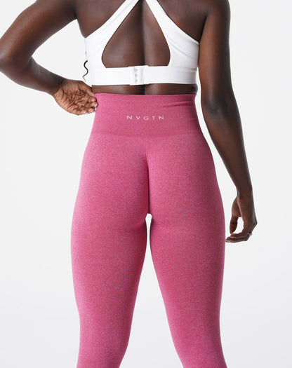 Women Crimson NV Seamless Leggings - NVGTN