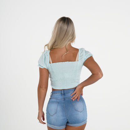 Women Mint Sweet n' Simple Blouse - NVGTN