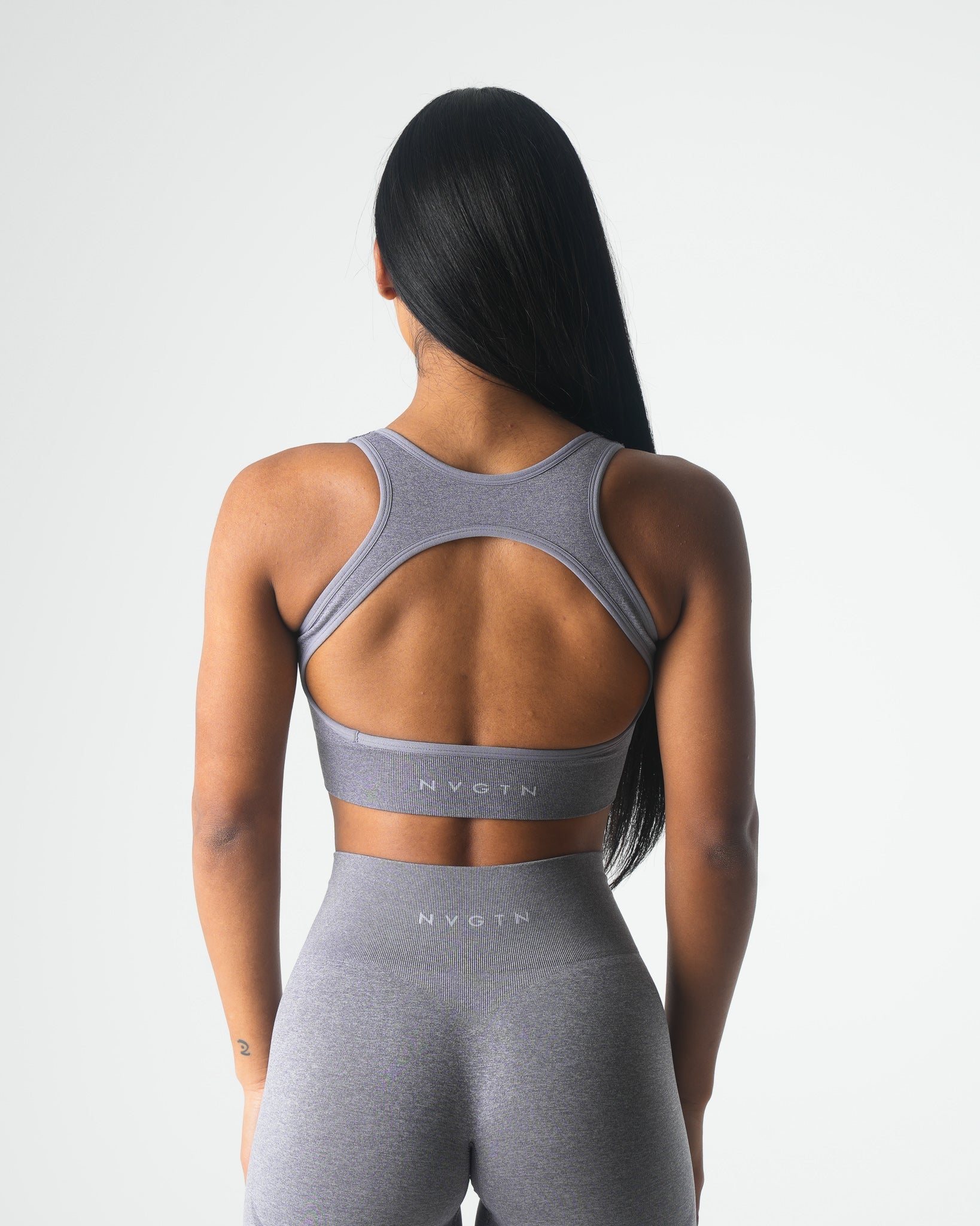 Women Grey Eclipse Seamless Bra - NVGTN