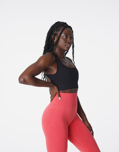 Women Black Eclipse Seamless Bra - NVGTN