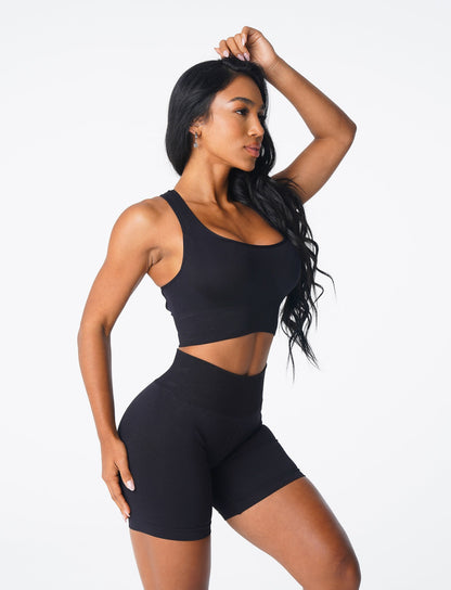 Women Black Ignite Seamless Bra - NVGTN