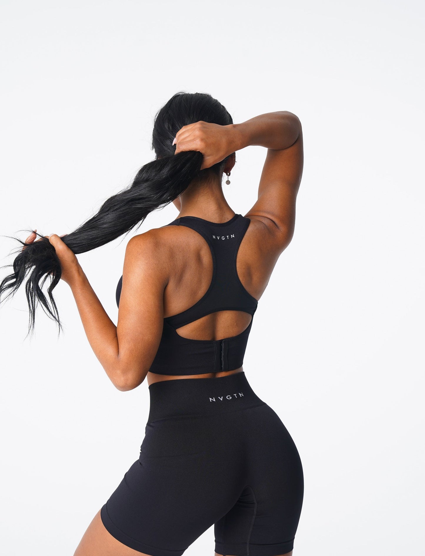 Women Black Ignite Seamless Bra - NVGTN