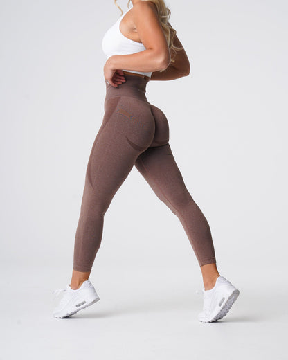 Women Cocoa Contour Seamless Leggings - NVGTN
