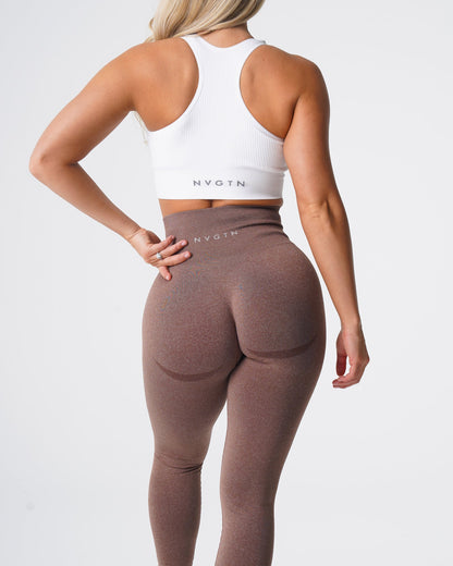 Women Cocoa Contour Seamless Leggings - NVGTN