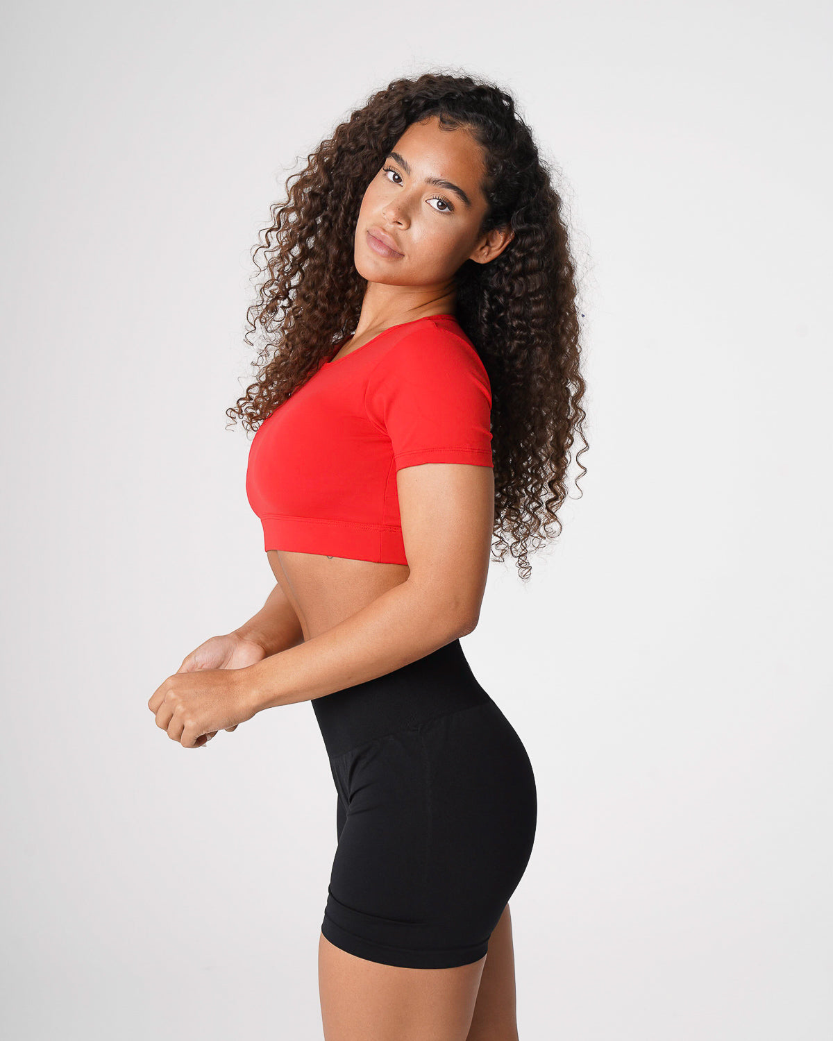 Women Scarlet Open Back Tee - NVGTN