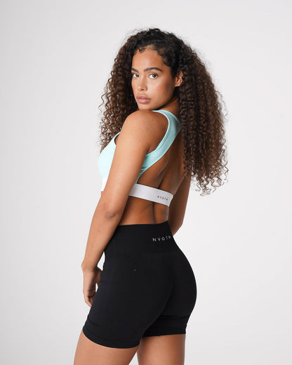 Women Sea Foam Green Agility Bra - NVGTN