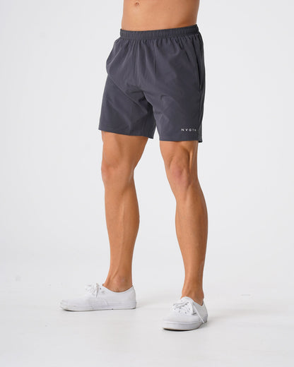 Men Charcoal Flex Shorts - NVGTN