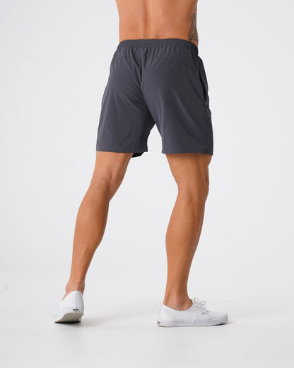 Men Charcoal Flex Shorts - NVGTN