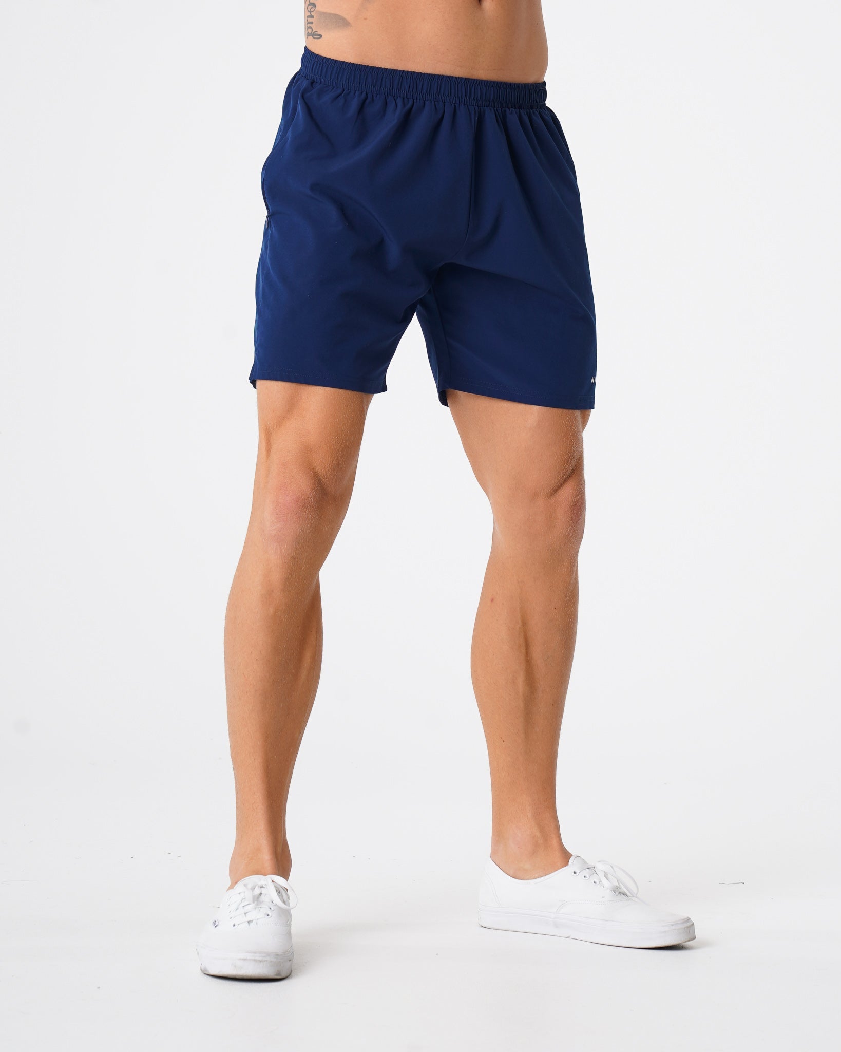 Men Navy Flex Shorts - NVGTN
