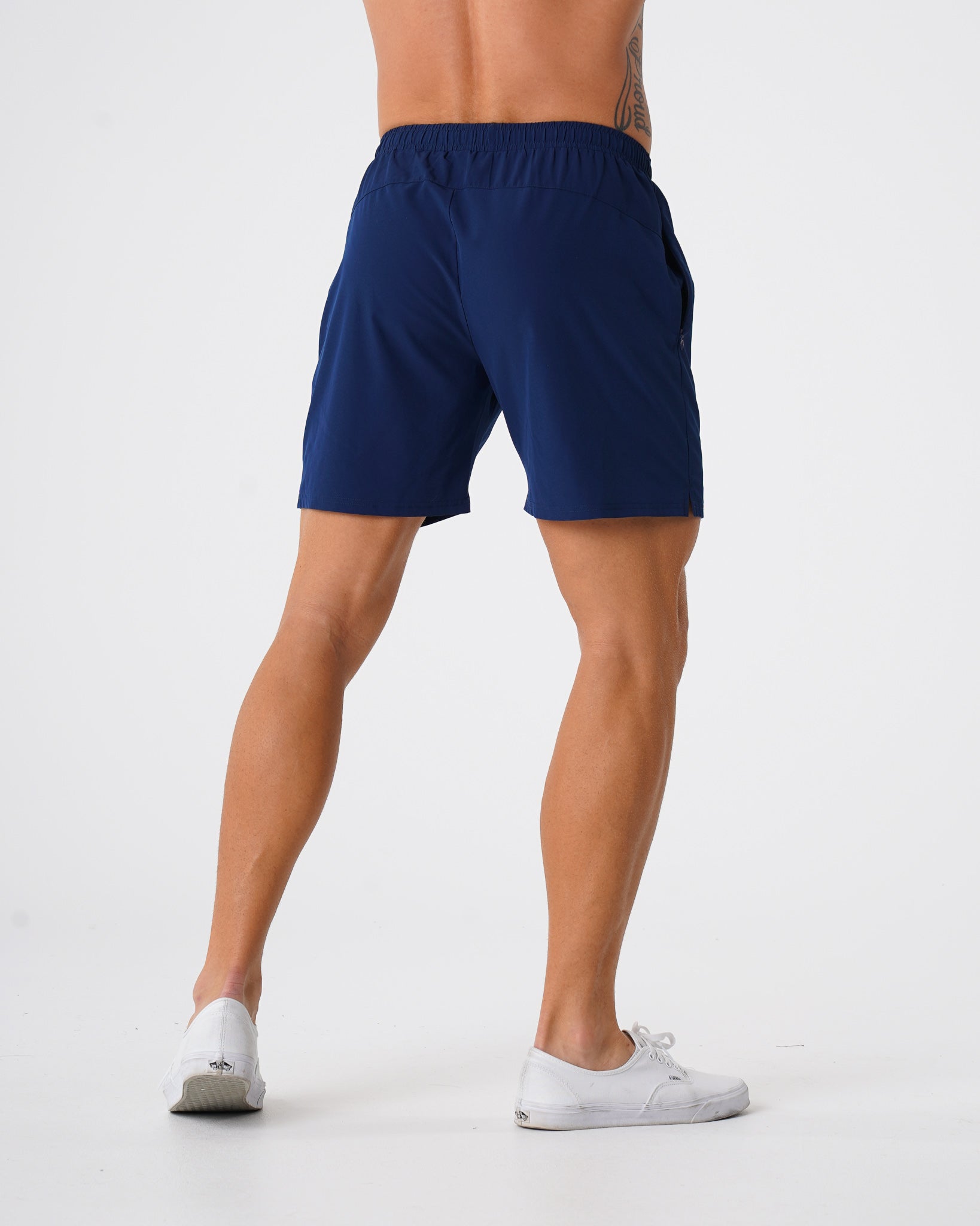 Men Navy Flex Shorts - NVGTN