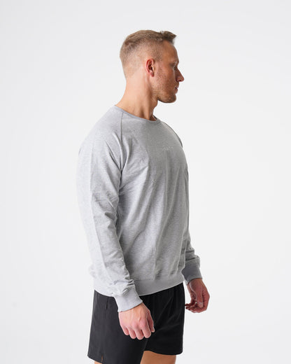Men Grey Crew Neck Sweatshirt - NVGTN