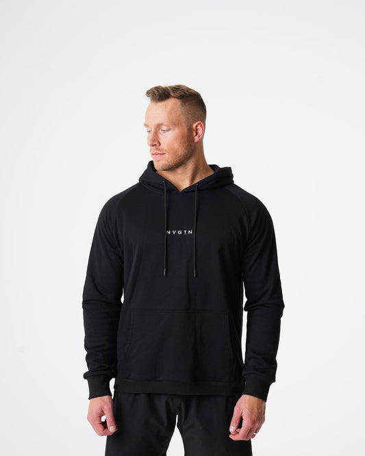 Men Black Lounge Hoodie - NVGTN