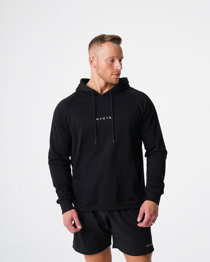 Men Black Lounge Hoodie - NVGTN