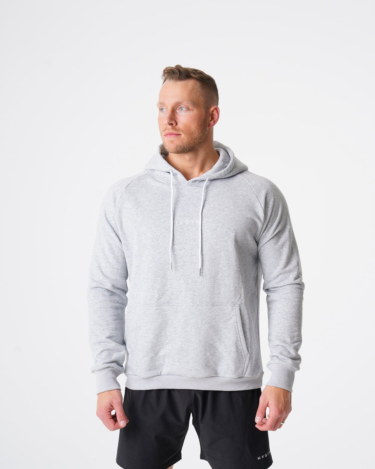 Men Grey Lounge Hoodie - NVGTN