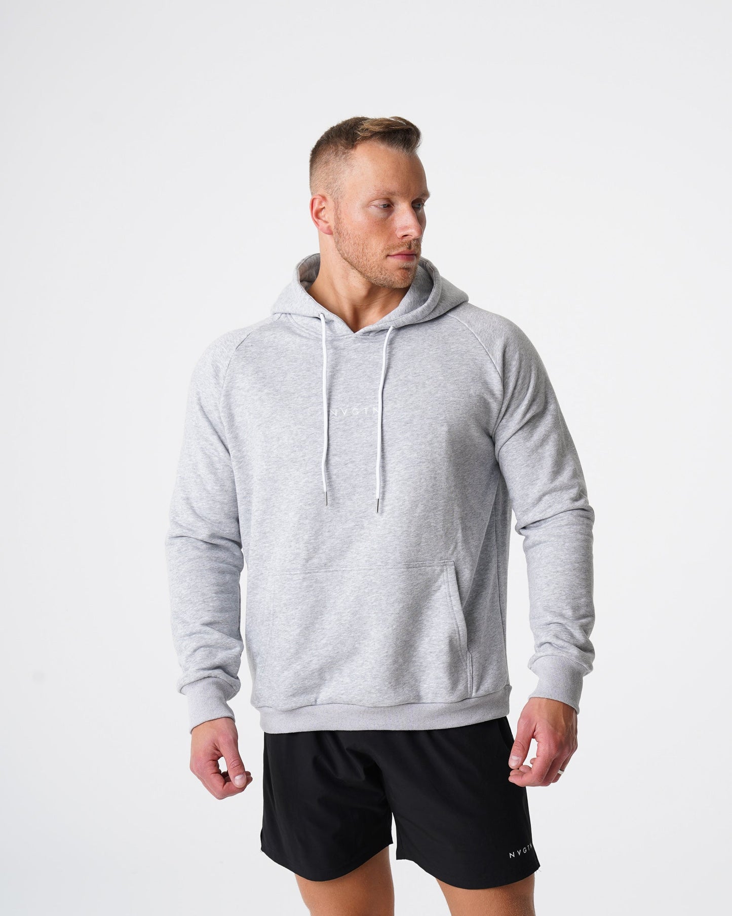 Men Grey Lounge Hoodie - NVGTN