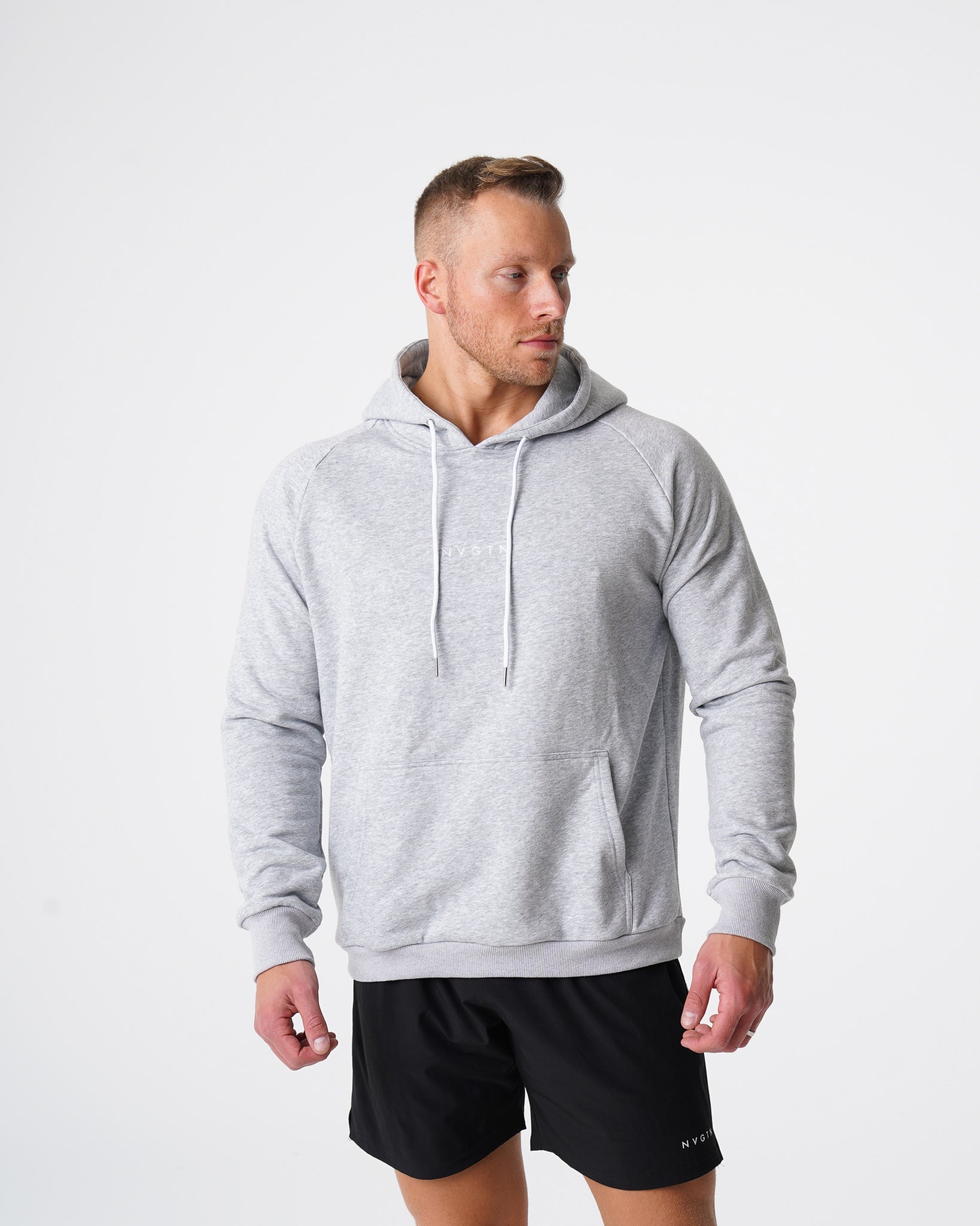Men Grey Lounge Hoodie - NVGTN