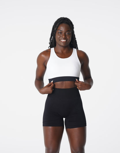Women White Agility Bra - NVGTN
