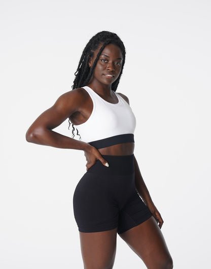 Women White Agility Bra - NVGTN