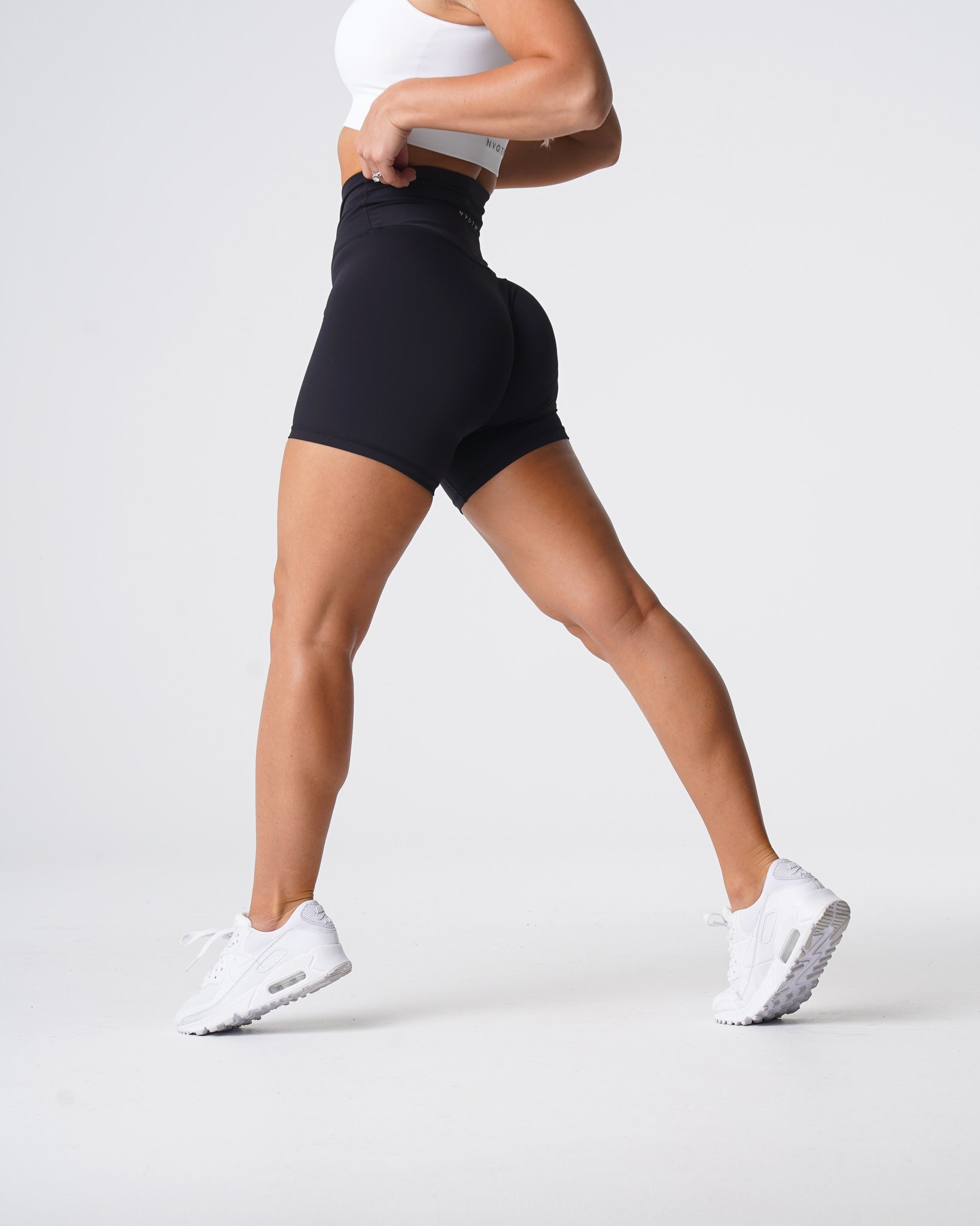 Women Black Signature 2.0 Shorts - NVGTN