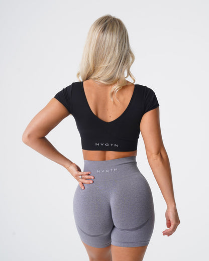 Women Black Serene Seamless Bra - NVGTN