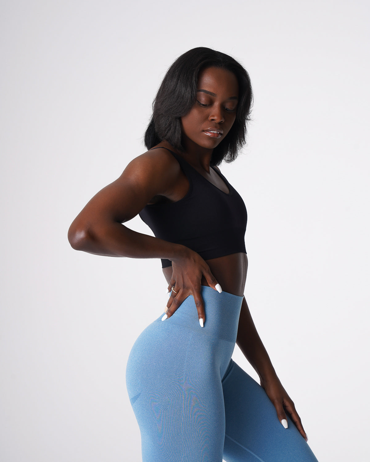Women Black Elevate Seamless Bra - NVGTN