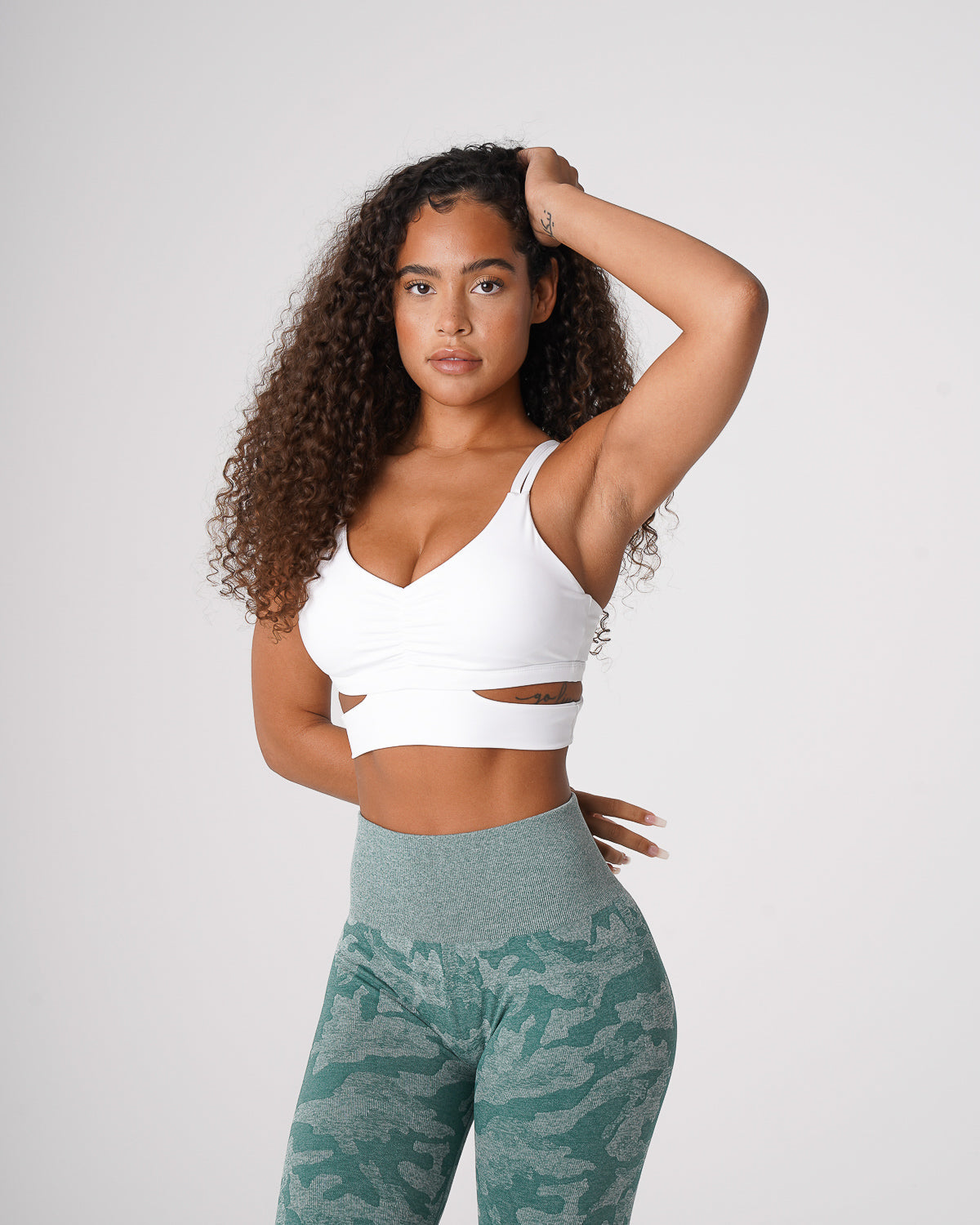 Women White Revolve Bra - NVGTN