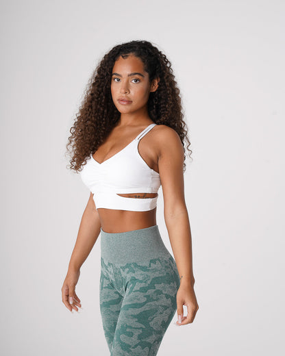Women White Revolve Bra - NVGTN