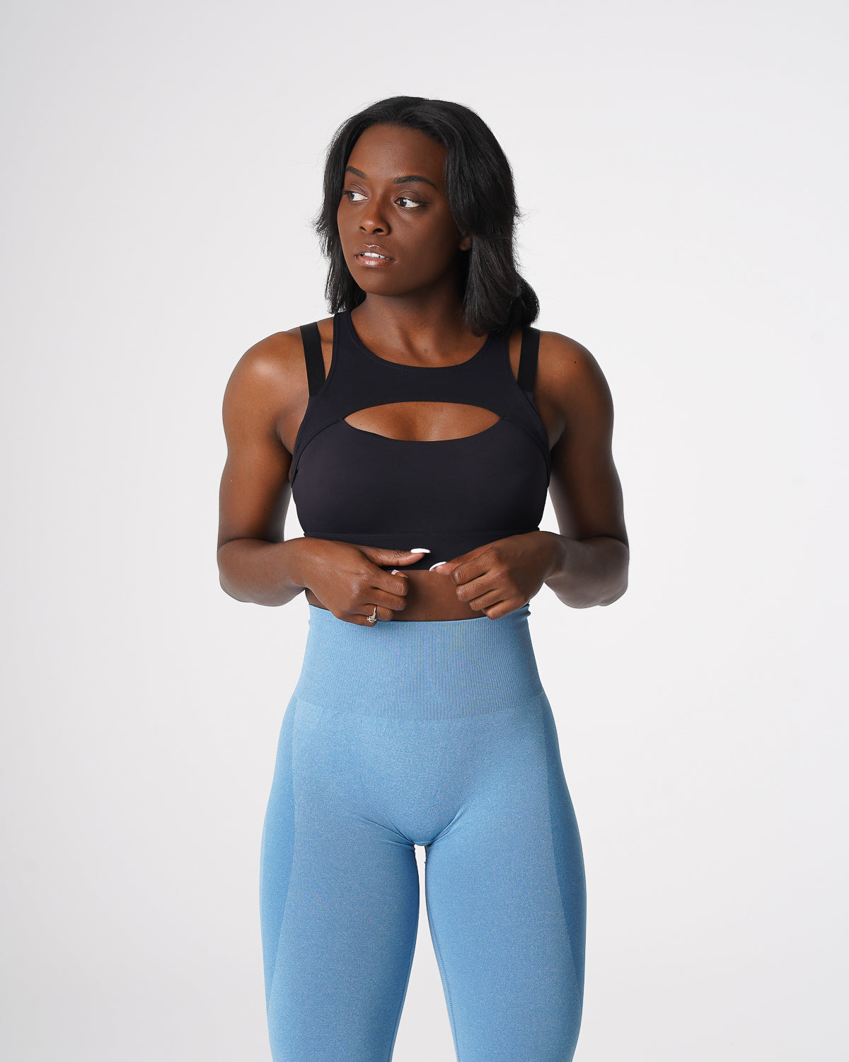Women Black Apex Bra - NVGTN