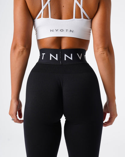 Women Black Sport Seamless Leggings - NVGTN