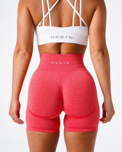 Women Candy Apple Contour Seamless Shorts - NVGTN