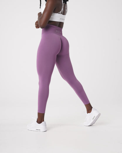 Women Orchid Solid Seamless Leggings - NVGTN